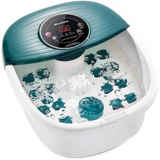Foot Spa Bath Massager with Heat, Bubbles & Vibration, Digital Temperature Control, 16 Masssage Rollers